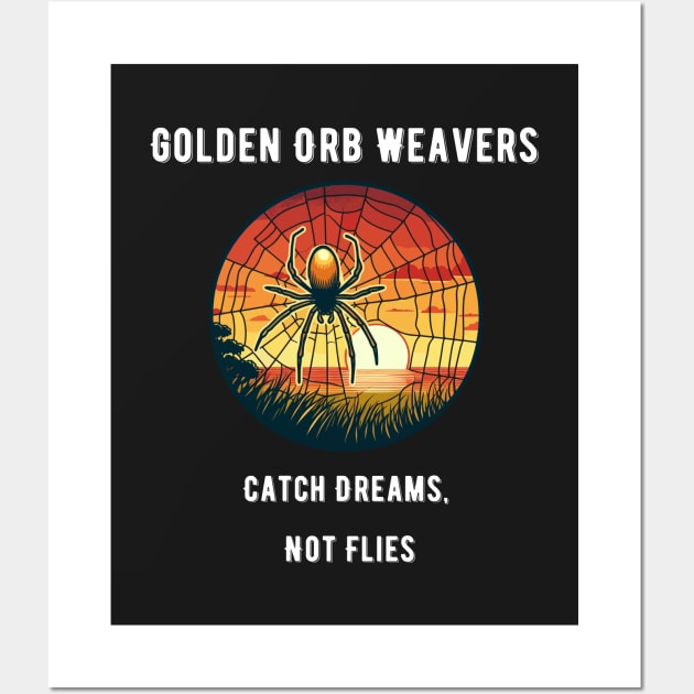 Golden Orb Weaver Wall Art by dinokate